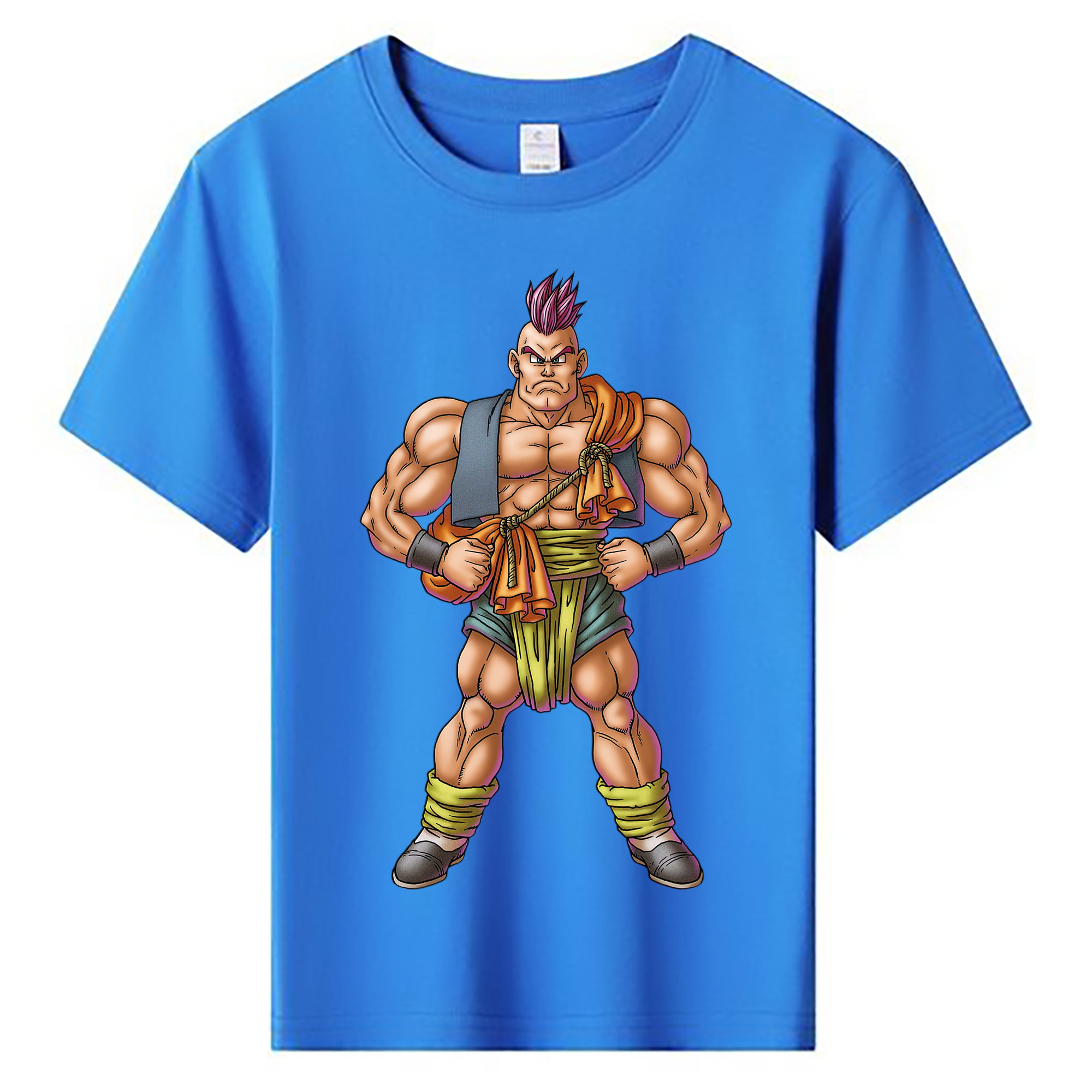 （画像用） ドラゴンクエスト Doragon Kuesuto Dragon Quest 綿100％キッズTシャツ（フロントプリント）